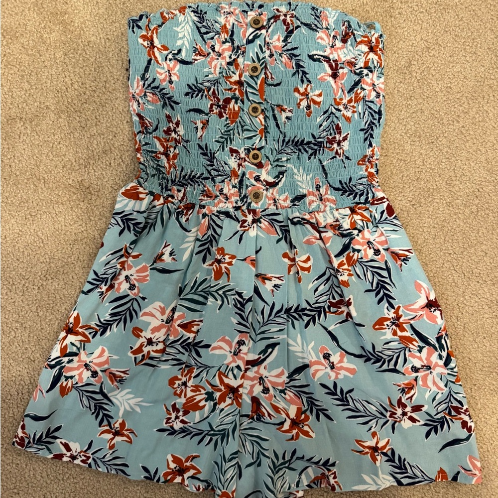 Garage floral romper, size XS.